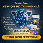Eu vou fazer serviços digitais para você.