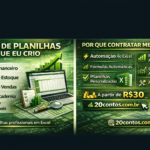 Eu vou Criar/Formatar Planilhas Personalizadas no Excel.