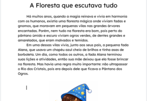 Eu vou fazer contos infantis exclusivos para seus filhos