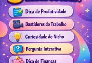 Eu vou Criar 5 ideias de posts para sua rede social.
