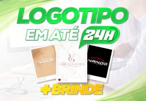 Eu vou criar seu logotipo em até 24 horas