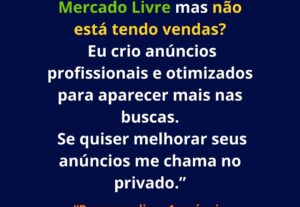 Eu vou Otimizar e criar anúncios