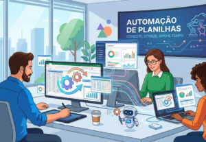 Eu vou formatar e automatizar planilhas.