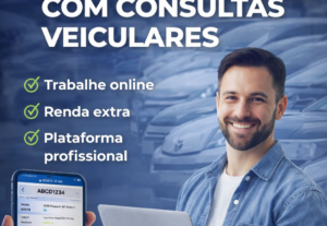 Eu vou ensinar a fazer consultas veiculares para renda extra