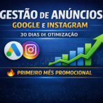 Eu vou cuidar dos seus anúncios por 30 dias promocional