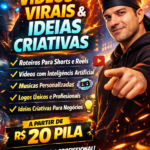 Eu vou criar ideias e roteiros para vídeos virais