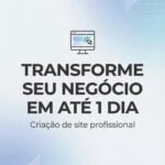 Eu vou criar um site para você