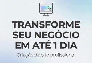 Eu vou criar um site para você