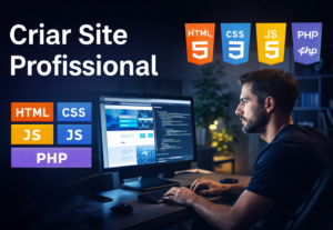 Eu vou criar sites profissionais em HTML, CSS, e PHP