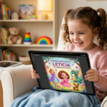 Eu vou criar história infantil mágica com nome da criança