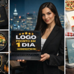 Eu vou fazer seu logotipo para sua marca em até 1 dia útil