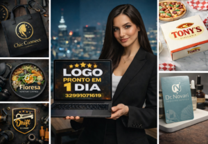 Eu vou fazer seu logotipo para sua marca em até 1 dia útil