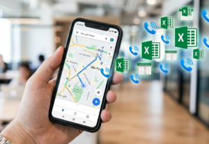Eu vou extrair listas de contatos e empresas do Google Maps