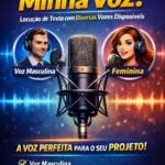 Eu vou fazer a voz pro texto de sua escolha