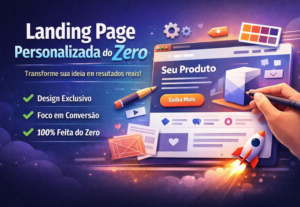 Eu vou criar sua Landing Page do zero e única