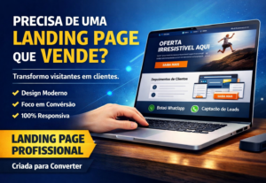 Eu vou fazer Criação de Landing Page Profissional para Negóc...