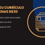 Eu vou fazer seu currículo profissional.