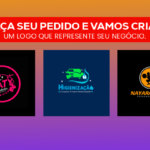 Eu vou criar logo moderna para Instagram ou loja online