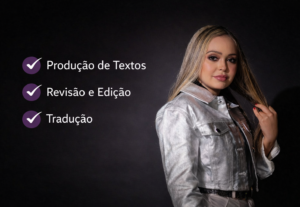 Eu vou criar e revisar textos, avaliar trabalhos feitos