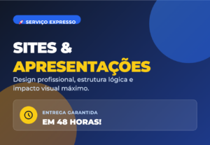 Eu vou criar uma Landing Page ou site rápido e moderno em 48...