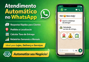 Eu vou fazer Serviço: Atendimento Automático para WhatsApp