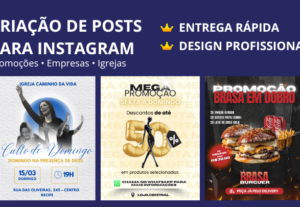 Eu vou criar uma arte profissional para Instagram para você