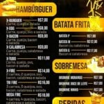 Eu vou criar um cardápio para você