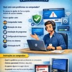 Eu vou fazer Sites web e suporte técnico