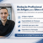 Eu vou escrever artigos profissionais para blogs e sites