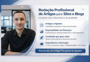 Eu vou escrever artigos profissionais para blogs e sites