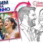 Eu vou transformar sua foto em desenho Line Art