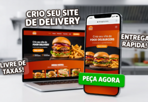 Eu vou criar seu site de deliver