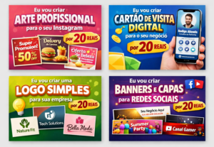Eu vou criar design gráfico profissional