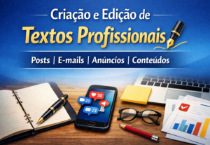 Eu vou Transformar suas ideias em textos claros e organizado...
