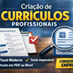 Eu vou criar ou melhorar seu currículo profissional