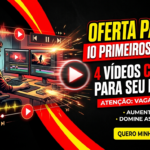 Eu vou fazer 4 vídeos curtos para seu produto