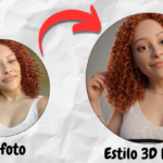 Eu vou transformar sua foto em um personagem estilo Pixar/3D