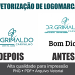 Eu vou vetorizar sua logomarca em alta qualidade