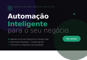 Eu vou automatizar processos com IA, APIs e WhatsApp Busines...