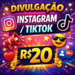 Eu vou Divulgar seu Instagram ou TikTok para ganhar seguidor...