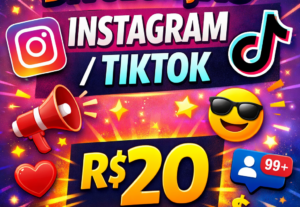 Eu vou Divulgar seu Instagram ou TikTok para ganhar seguidor...