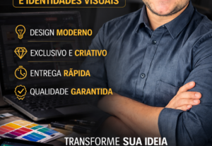 Eu vou criar um logotipo bonito e exclusivo para sua marca