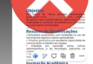 Eu vou criar seu currículo profissional e moderno