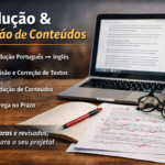 Eu vou traduzir, revisar, corrigir e criar textos  pra você