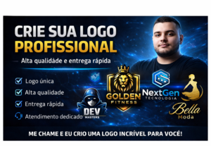 Eu vou criação de logotipo profissional