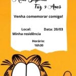 Eu vou fazer logomarcas e convites de aniversários