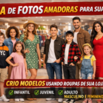 Eu vou Criar packs de modelos usando roupas de sua loja.