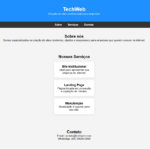 Eu vou criar o site da sua empresa