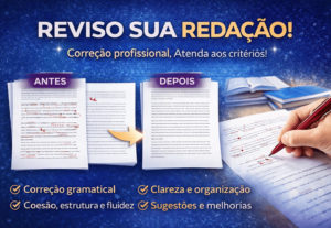 Eu vou Fazer a revisão completa da sua redação