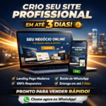 Eu vou fazer um site profissional em menos de 3 dias